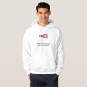Veste À Capuche youtube-logo (2), êtes-vous des youtubian ? (Devant entier)