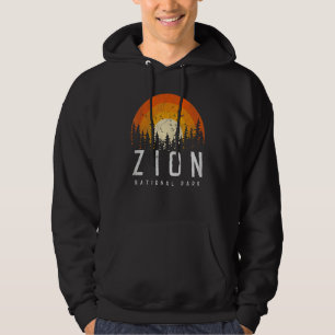 Veste À Capuche Zion Parc National US Style Rétro Vintage 70s 80s