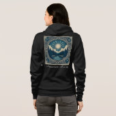 Veste à capuche zippée pour femme (Dos entier)