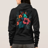 Veste à capuche zippée pour femme (Dos)