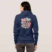 Veste à capuche zippée Vet Tech Valentine's Heart (Dos entier)