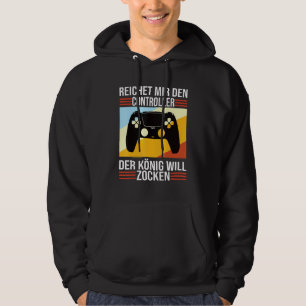 Veste À Capuche Zocken Reichet Mir Den Contrôleur König Ps5 Consol