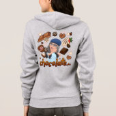 Veste À Capuche Zone Zen Chocolat (Dos)