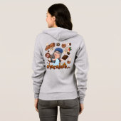 Veste À Capuche Zone Zen Chocolat (Dos entier)
