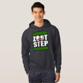 Veste À Capuche Zootstep zooted DUBSTEP drôle (Devant entier)