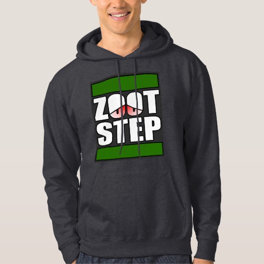Veste À Capuche Zootstep zooted DUBSTEP drôle (Devant)