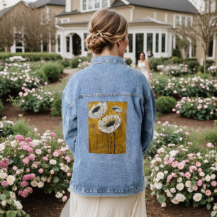 Veste avec fleurs Art