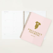 Veste bébé moderne Blush et Grossesse or (Devant avec enveloppe)