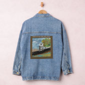 Veste de denim imprimé de hibou saisonnier (Hangar)