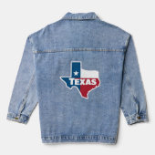 Veste de denim surdimensionnée Texas |Texas |Texas (Verso)