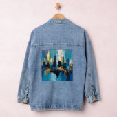 Veste Denim Abstraite, lumière de la ville moderne (Hangar)