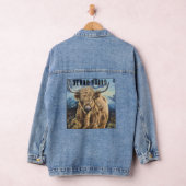 Veste Denim Avec Highland Bull (Hangar)