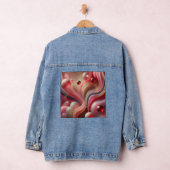 Veste Denim avec patch d'art Abstrait (Hangar)