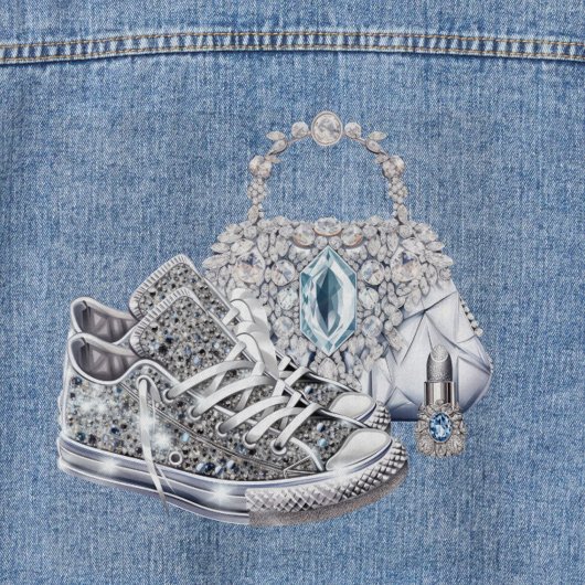 Veste Denim Basket Glam pour femmes