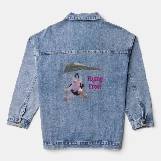 Veste Denim - Cochon volant (Verso)