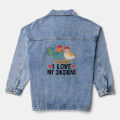 Veste Denim de l'éleveur de poulets de jardin (Verso)