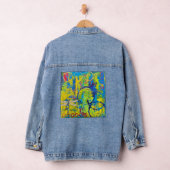Veste Denim de libellule d'art Abstrait (Hangar)