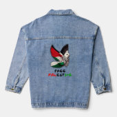 Veste Denim de Palestine libre (Verso)