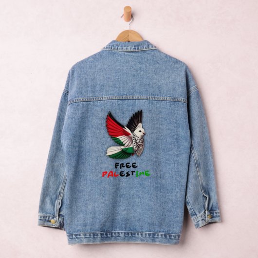 Veste Denim de Palestine libre (Hangar)