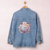 Veste Denim de papillon d'aquarelle Ciao (Hangar)