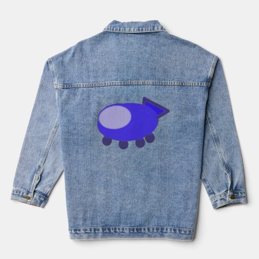 Veste Denim de vaisseau bleu (Verso)