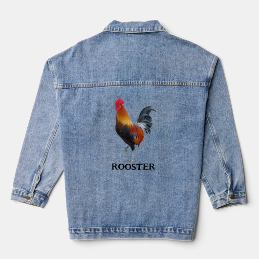 Veste Denim Design Rooster (Verso)