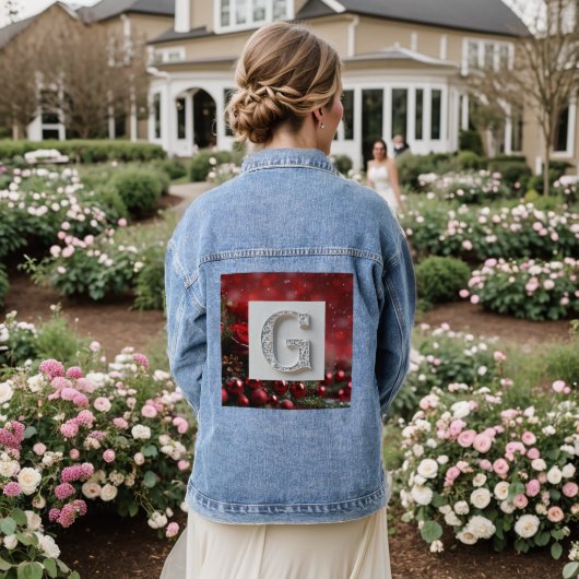 Veste Denim Designer de Noël (Mariage Retour)