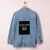 "Veste Denim, diplômée des femmes fortes" (Hangar)