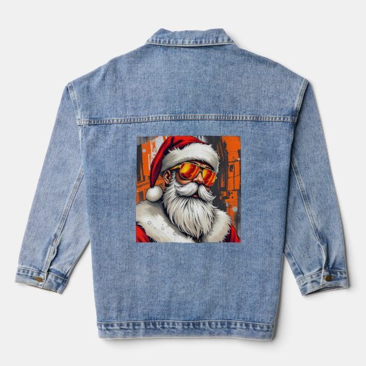 Veste Denim du Père Noël branché (Verso)