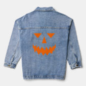 Veste Denim Face Citrouille orange (Verso)