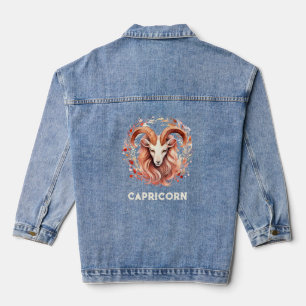 Veste Denim féminin Capricorn Zodiac