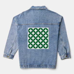 Veste Denim féminin Green Shippo