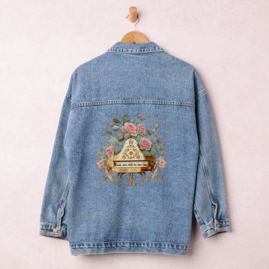Veste Denim Femme de piano Floral (Hangar)