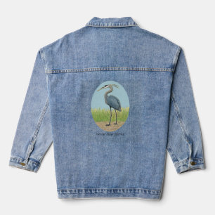 Veste Denim Femme Great Blue Heron