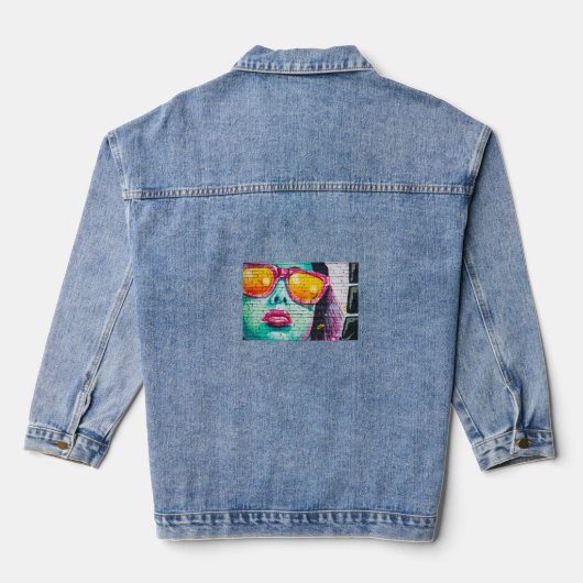 Veste Denim Femme Personnalisée (Jean Jacket), Den (Verso)