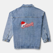 Veste Denim Fiancée rouge (Verso)