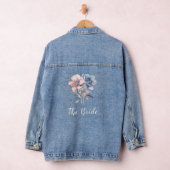 Veste Denim Fleurs Rose Bleu Bride (Hangar)