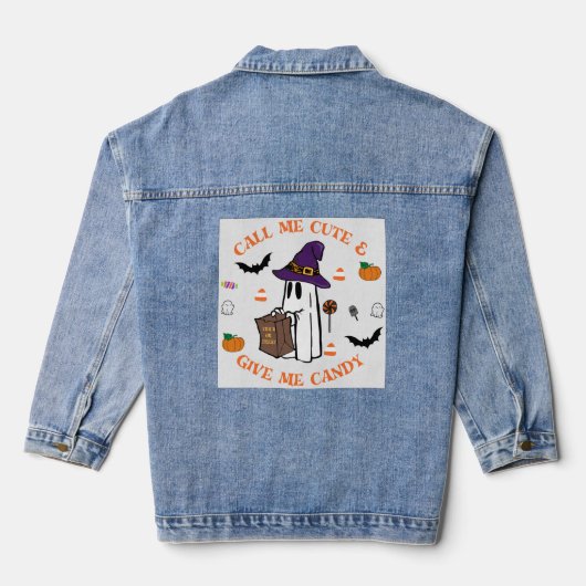 Veste Denim Ghost éffrayante (Verso)