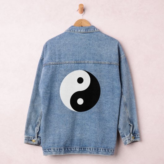 Veste denim logo Yin Yang noir et blanc (Hangar)