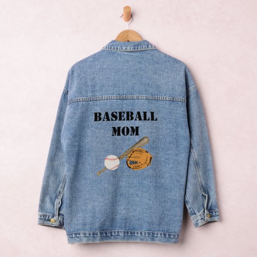 Veste Denim Maman de baseball (Hangar)