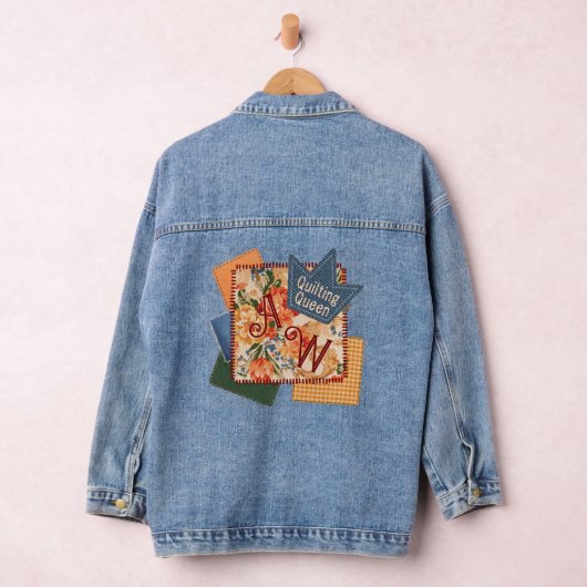 Veste Denim Monogram Queen (Hangar)