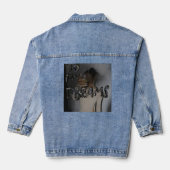 Veste Denim Motivational Luxury - "Me to My Dream (Verso)