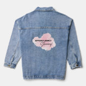 Veste Denim Style de relevé (Verso)
