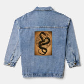 Veste d'impression de serpent graphique - Gras & E (Verso)