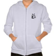 Veste d'ouatine de panda