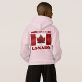 Veste drapeau du Canada Sweat - shirts à capuche d (Dos entier)