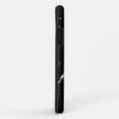 Veste en cuir blanc iPhone 5 coque (Dos/Droite)