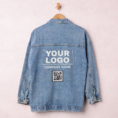 Veste en Denim avec nom et logo de la société (Hangar)