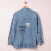 Veste en denim faite par Dieu (Hangar)
