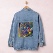 Veste en denim féminin de la course spatiale (Hangar)